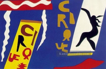  abstrakt - Circus Le cirque Plate II von Jazz abstrakten Fauvismus Henri Matisse